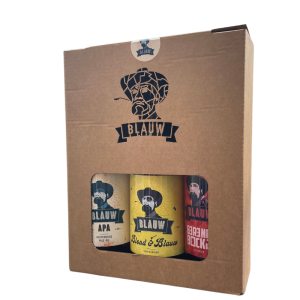 Blauw bier tasting